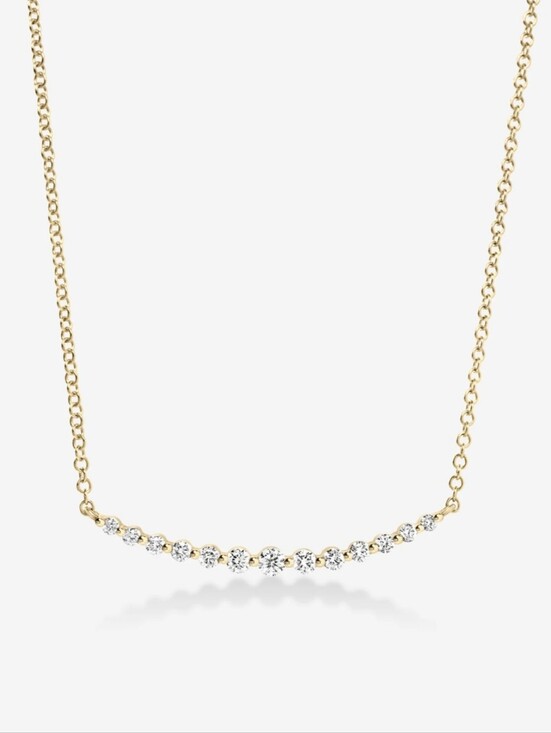 Ring Concierge Jewelry - Ring Concierge Graduated Single Prong Diamond Necklace
